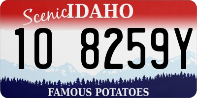 ID license plate 1O8259Y