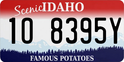 ID license plate 1O8395Y