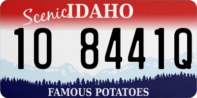 ID license plate 1O8441Q