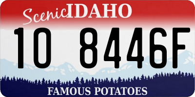 ID license plate 1O8446F
