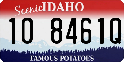 ID license plate 1O8461Q