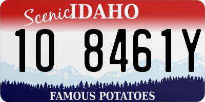 ID license plate 1O8461Y