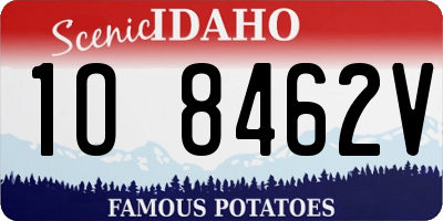 ID license plate 1O8462V