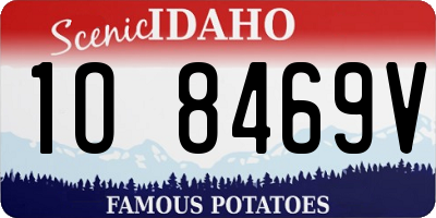 ID license plate 1O8469V