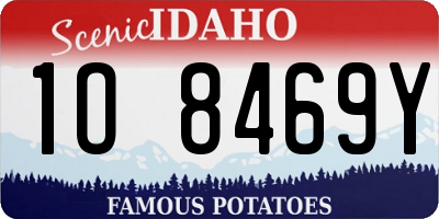 ID license plate 1O8469Y