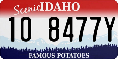 ID license plate 1O8477Y