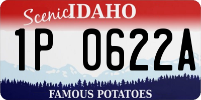 ID license plate 1P0622A