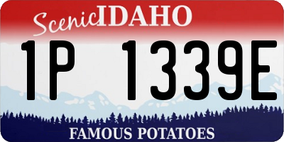 ID license plate 1P1339E