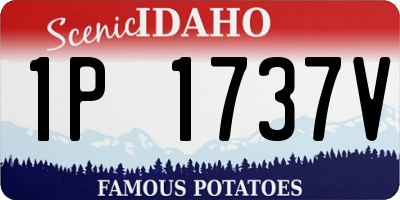 ID license plate 1P1737V
