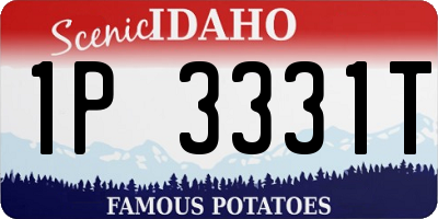 ID license plate 1P3331T