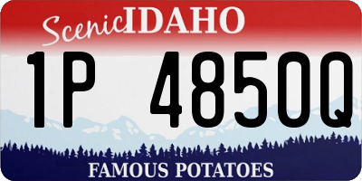 ID license plate 1P4850Q