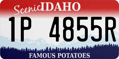 ID license plate 1P4855R