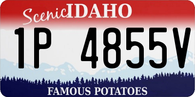 ID license plate 1P4855V