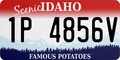 ID license plate 1P4856V