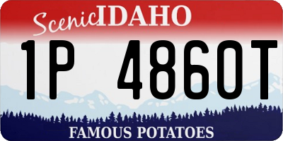 ID license plate 1P4860T
