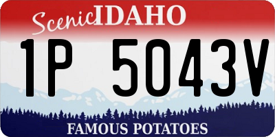 ID license plate 1P5043V