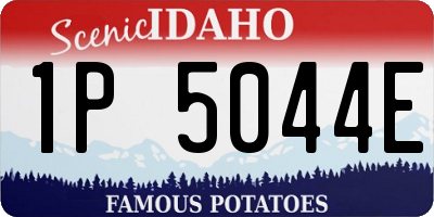 ID license plate 1P5044E