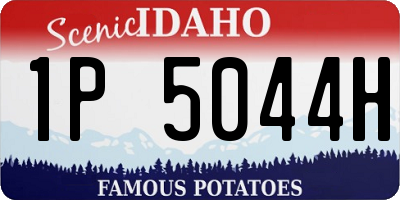 ID license plate 1P5044H