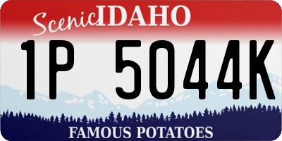 ID license plate 1P5044K