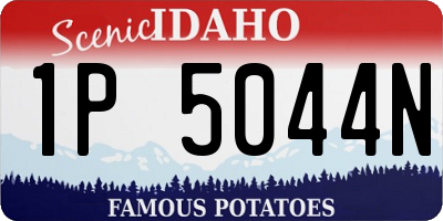 ID license plate 1P5044N