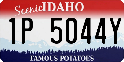 ID license plate 1P5044Y