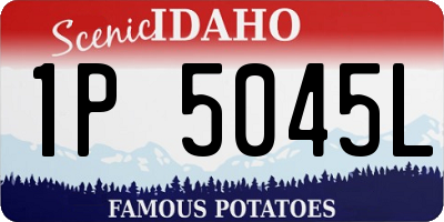 ID license plate 1P5045L