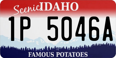 ID license plate 1P5046A