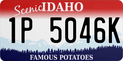 ID license plate 1P5046K
