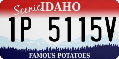 ID license plate 1P5115V