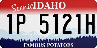 ID license plate 1P5121H
