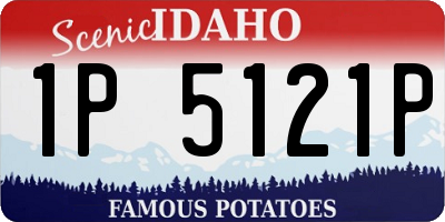 ID license plate 1P5121P