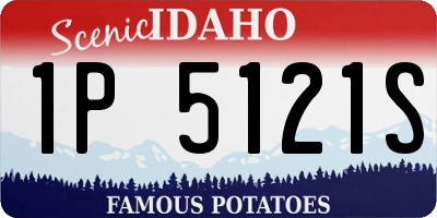 ID license plate 1P5121S