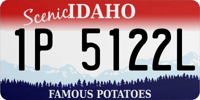 ID license plate 1P5122L