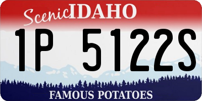 ID license plate 1P5122S