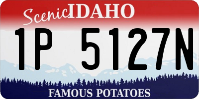 ID license plate 1P5127N