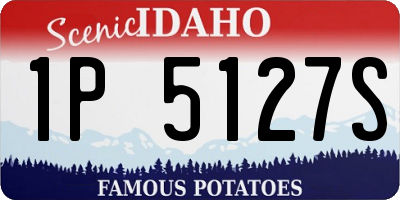 ID license plate 1P5127S