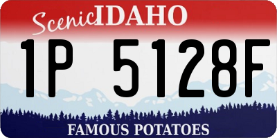 ID license plate 1P5128F