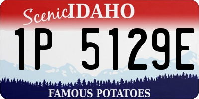 ID license plate 1P5129E