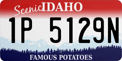 ID license plate 1P5129N