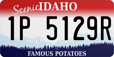 ID license plate 1P5129R