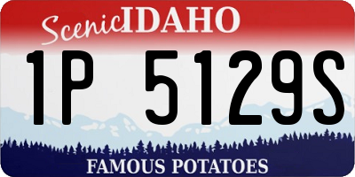 ID license plate 1P5129S