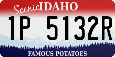 ID license plate 1P5132R
