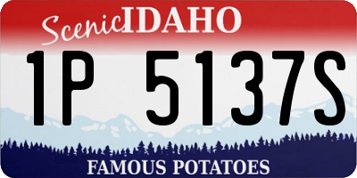 ID license plate 1P5137S