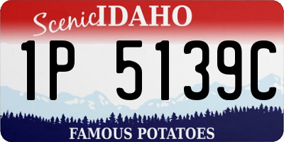 ID license plate 1P5139C