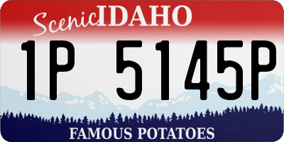 ID license plate 1P5145P