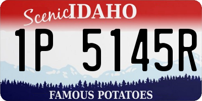 ID license plate 1P5145R