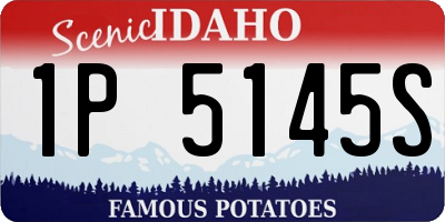ID license plate 1P5145S