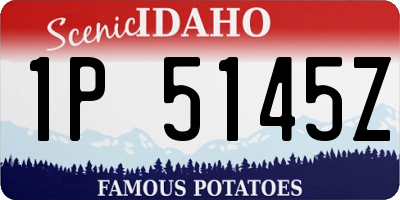 ID license plate 1P5145Z