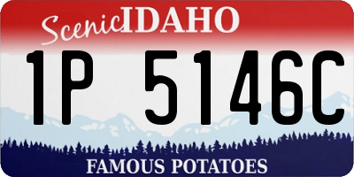 ID license plate 1P5146C