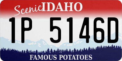 ID license plate 1P5146D